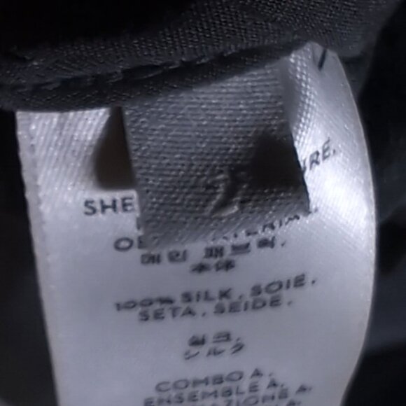 Reed Krakoff Silk Smoke Black Top $795 Womens Size 2 - Picture 5 of 6